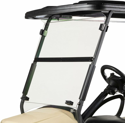 RedDot DOT Approved AS4 AS5 Clear Folding Golf Cart Windshield for Club Car Transporter/Villager Models