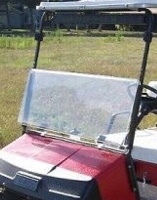 Clear Fold Down Golf Cart Windshield for EZGO Marathon 1986-1994.5