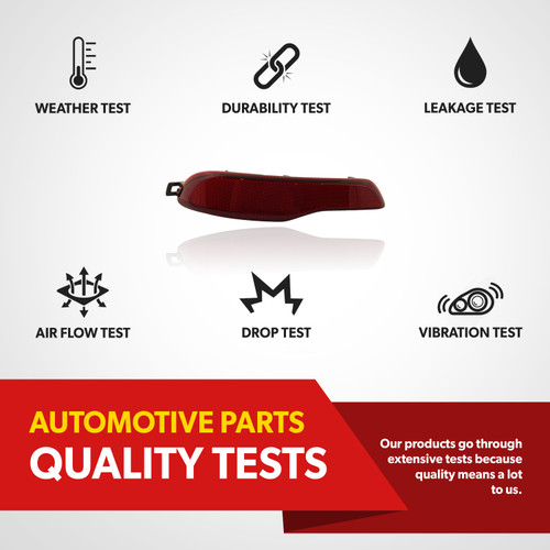 For 2014-2018 Jeep Cherokee Latitude Limited Rear Bumper Reflector Light Driver (certified / replacement)