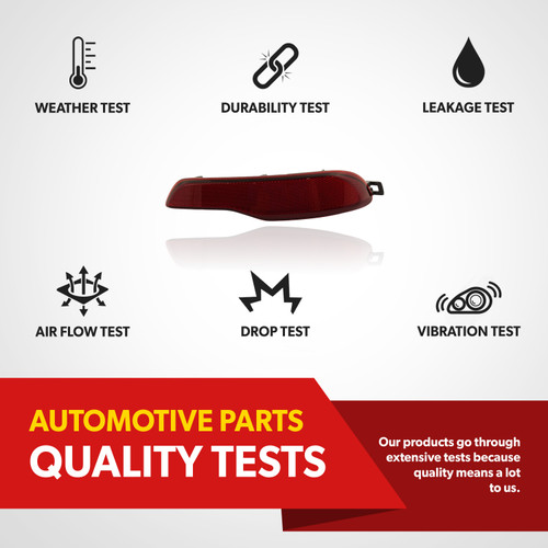 For 2014-18 Jeep Cherokee Latitude Limited Rear Bumper Reflector Light Passenger (certified / replacement)