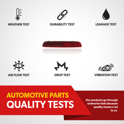 For 13-16 Chevrolet Trax 10-15 GMC Terrain Bumper Reflector Light Lamp Driver (driver_side / replacement)