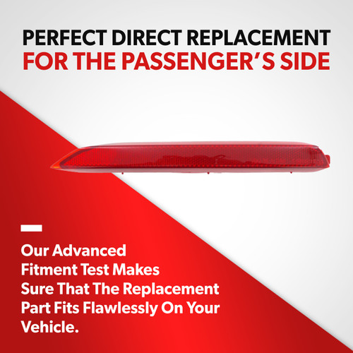 For 2016 2017 18 Kia Sorento EX L LX Rear Bumper Reflector Light Lamp Passenger