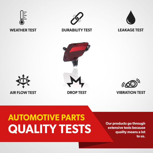 For 13-16 Mazda CX-5 GS GT GX Sport Bumper Face Bar Reflector Light Driver Side (driver_side / replacement)