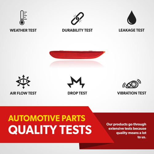 For Nissan Altima LEAF Pathfinder Rogue Sport Sentra Bumper Reflector Driver (driver_side / replacement)