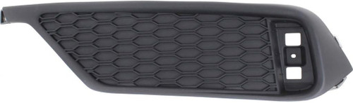 For 2016-2020 Honda Civic Coupe Rear Fog Light Cover Passenger Side Grille Cover