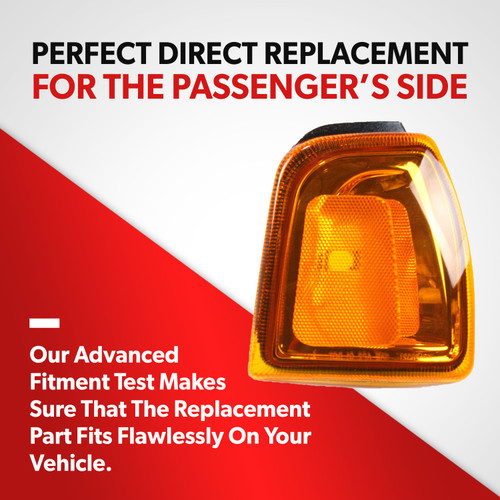 For 2001-2005 Ford Ranger FX4 STX XL XLT Corner Light With New Bulb Passenger (replacement)