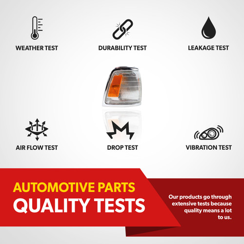 For 92-95 Toyota Pickup DLX SR5 Pickup Parking Corner Light With Bulb Passenger (replacement)