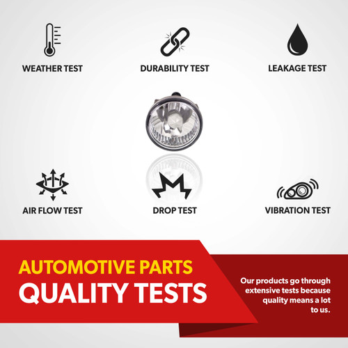 For Toyota Highlander Prius MR2 Spyder Scion xA Base Fog Light Lamp Driver Side (certified / replacement)