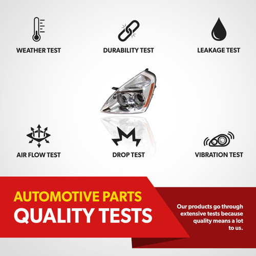 For 2008-2012 Kia Sedona Mini Van Headlight Headlamp With New Bulb Driver Side