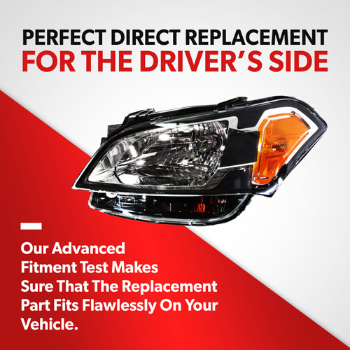 For 2010 2011 Kia Soul Hatchback Headlight Lamp With Bulb Certified Driver Side