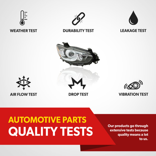 For 2013 2014 2015 2016 Mazda CX-5 Headlight Head Lamp Assembly Passenger Side (certified / replacement)