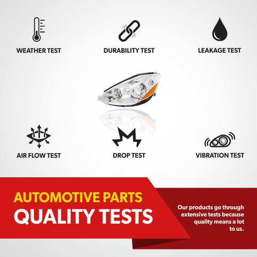 For 2006-2010 Toyota Sienna Headlight Headlamp Clear Lens With Bulb Driver Side (certified / replacement)