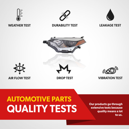 For 2014 2015 2016 Toyota Corolla LED Headlight Headlamp Assembly Driver Side (certified / replacement)