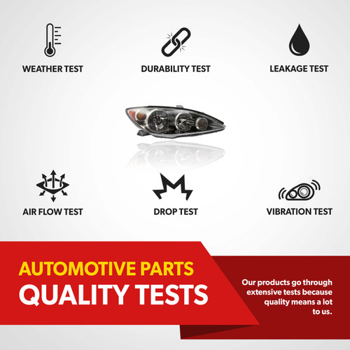 For 2005 06 Toyota Camry Headlight Assembly Certified Clear Lens Passenger Side