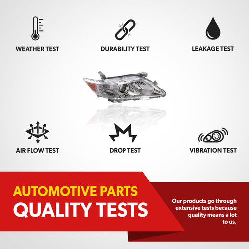 For 2010-11 Toyota Camry Base LE XLE Headlight Headlamp Assembly Passenger Side (certified / replacement)