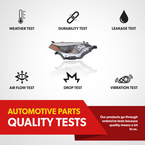 For 2014 2015 2016 Toyota Corolla LED Headlight Headlamp Assembly Passenger Side (certified / replacement)