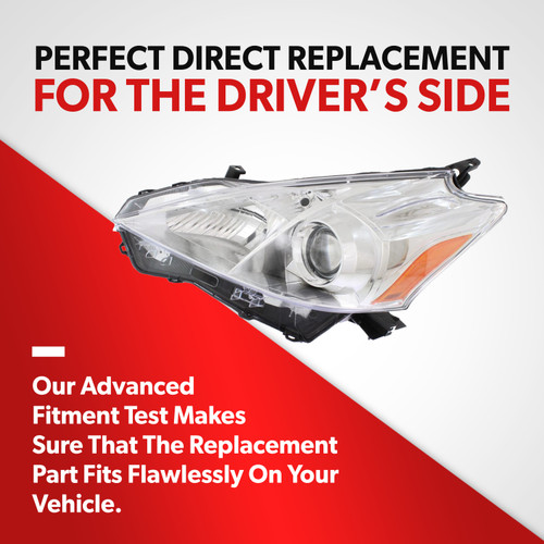 For 2012 2013 2014 Toyota Prius V Wagon Headlight Headlamp Front Driver Side (driver_side)