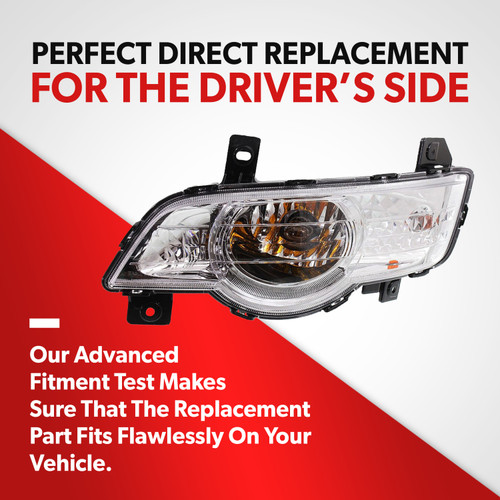 For 2009 2010 2011 2012 Chevrolet Traverse Parking Turn Signal Light Driver Side (driver_side)