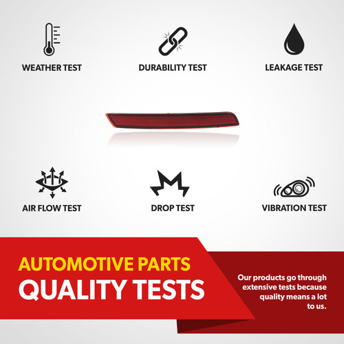 For 2013-2015 Chevy Malibu Rear Reflector Light Quality Certified Passenger Side