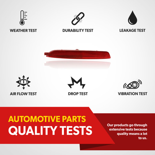 For 2011-2013 KIA Sorento Rear Reflector Light Quality Certified Driver Side