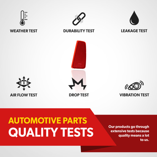 For 2015-19 Subaru Outback Rear Reflector Light Quality Certified Passenger Side