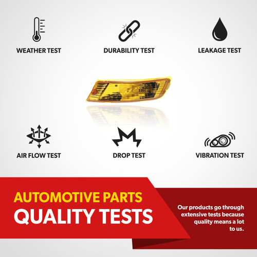 For 05 06 07 Jeep Liberty Turn Signal Parking Light Lamp With Bulb Driver Side (certified / replacement)