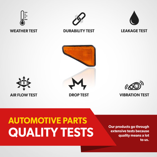 For 2003-2008 Honda Element DX EX LX Side Marker Light Assembly Front Passenger (replacement)