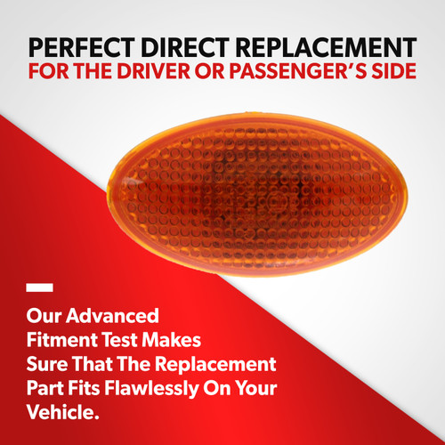 For 02-08 Mini Cooper S Convertible Hatchback Side Marker Signal Light Assembly