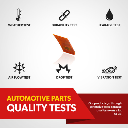 For 2013-16 Scion FR-S Base Side Marker Light Assembly With Bulb Passenger Side (certified / replacement)