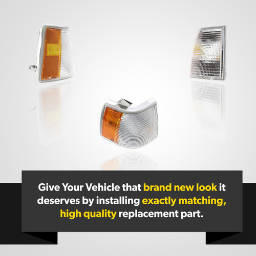 For 1994-1997 Volvo 850 Corner Light Assembly Without Bulb Passenger Side (certified / replacement)