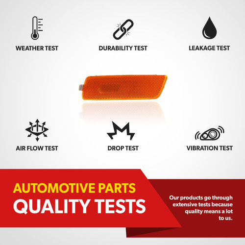 For 2005-2010 Volkswagen Jetta Sedan Side Marker Light With New Bulb Passenger (replacement)