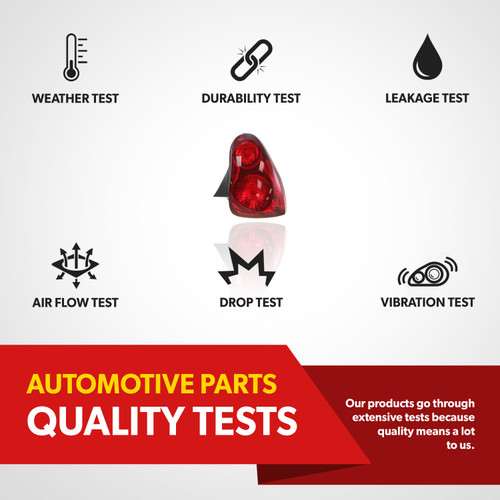 For 2005 06 07 Monte Carlo Tail Light Rear Brake Lamp Assembly Passenger Side (certified / replacement)