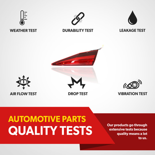 For 2016-2021 Honda Civic Sedan Inner Trunk Tail Light Lamp Rear Passenger Side (replacement)