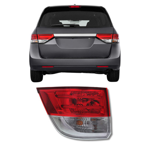 For 2014 2015 2016 2017 Honda Odyssey Tail Light Rear Brake Lamp Driver Side