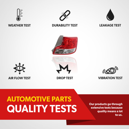 For 2011 2012 2013 Scion tC Base Coupe Tail Light Lamp Assembly Passenger Side (certified / replacement)