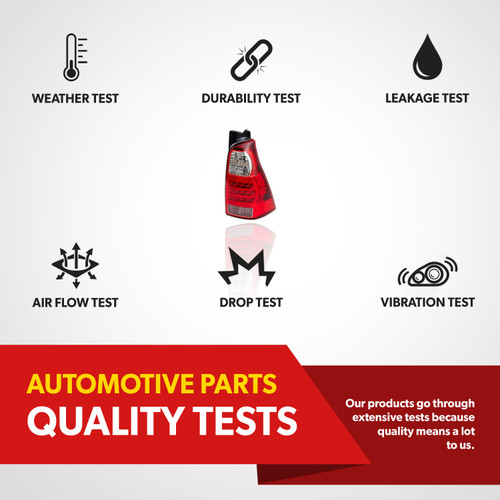 For 2006 2007 2008 2009 Toyota 4Runner Tail Light Assembly Rear Passenger Side (certified / replacement)