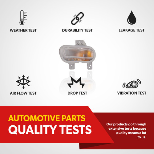 For 2019 2020 2021 2022 Jeep Renegade Turn Signal Parking Light Driver Side (driver_side / replacement)