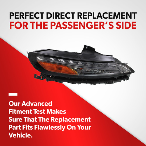 For 14-18 Jeep Cherokee Trailhawk Parking Turn Signal Light Lamp LED Passenger (passenger_side / replacement)