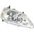 For 04 05 Honda Civic Headlight Headlamp Clear Lens With New Bulb Passenger Side (certified / replacement)