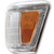For 92-95 Toyota Pickup 4WD Corner Parking Light Chrome With Bulb Driver Side (replacement)