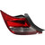 For 2012 Honda Civic Sedan Tail Light Assembly Clear & Red Lens Passenger Side (certified / replacement)