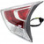 For 2014-2016 Nissan Rogue S SL SV Inner Tail Light Certified Passenger Side