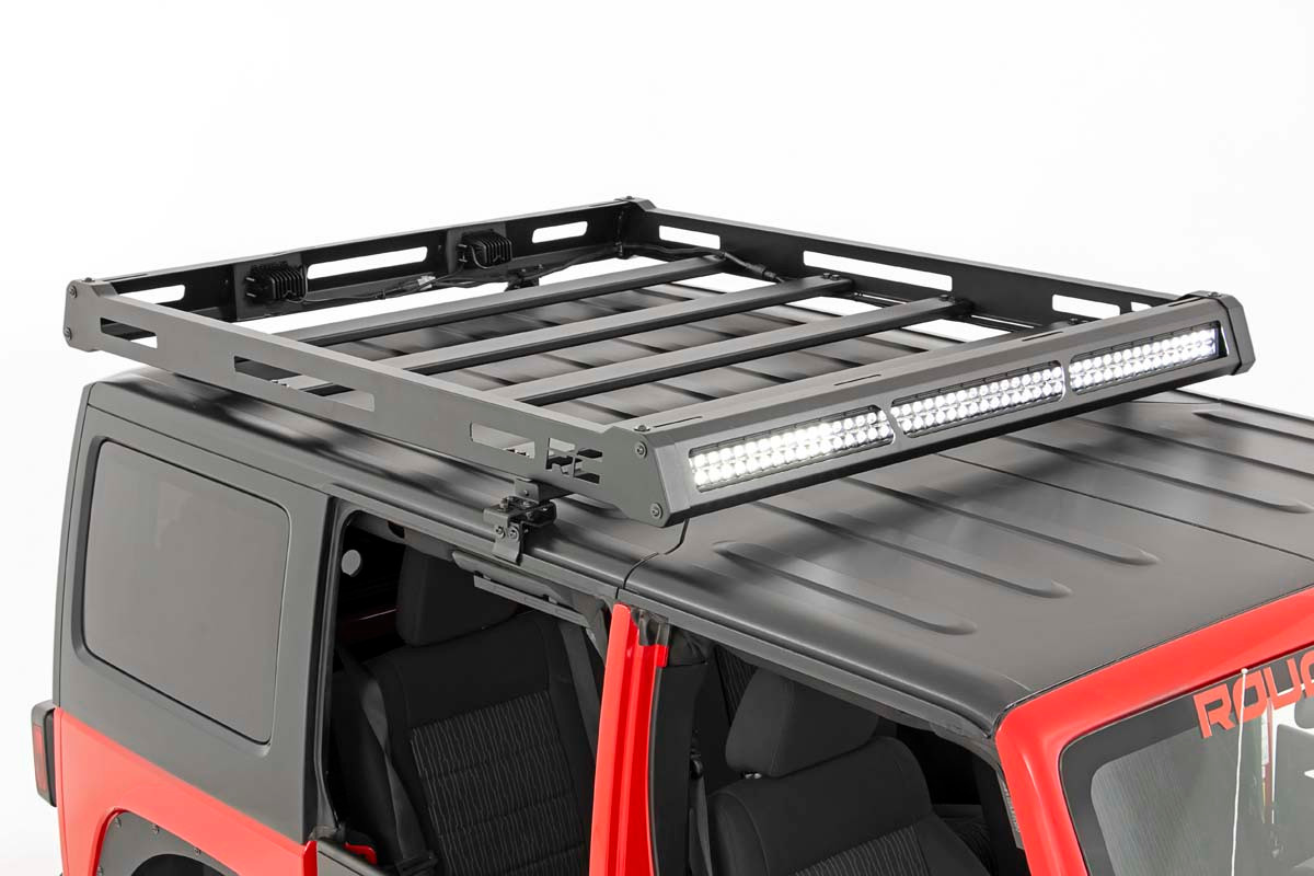Roof Rack Black Series Lights Jeep Wrangler JK (2007-2018)