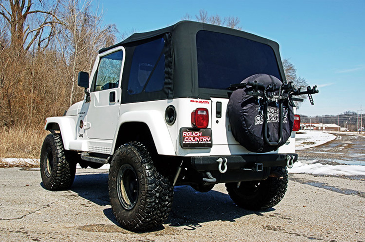 Soft Top | Replacement | Black | Full Doors | Jeep Wrangler TJ (97-06)