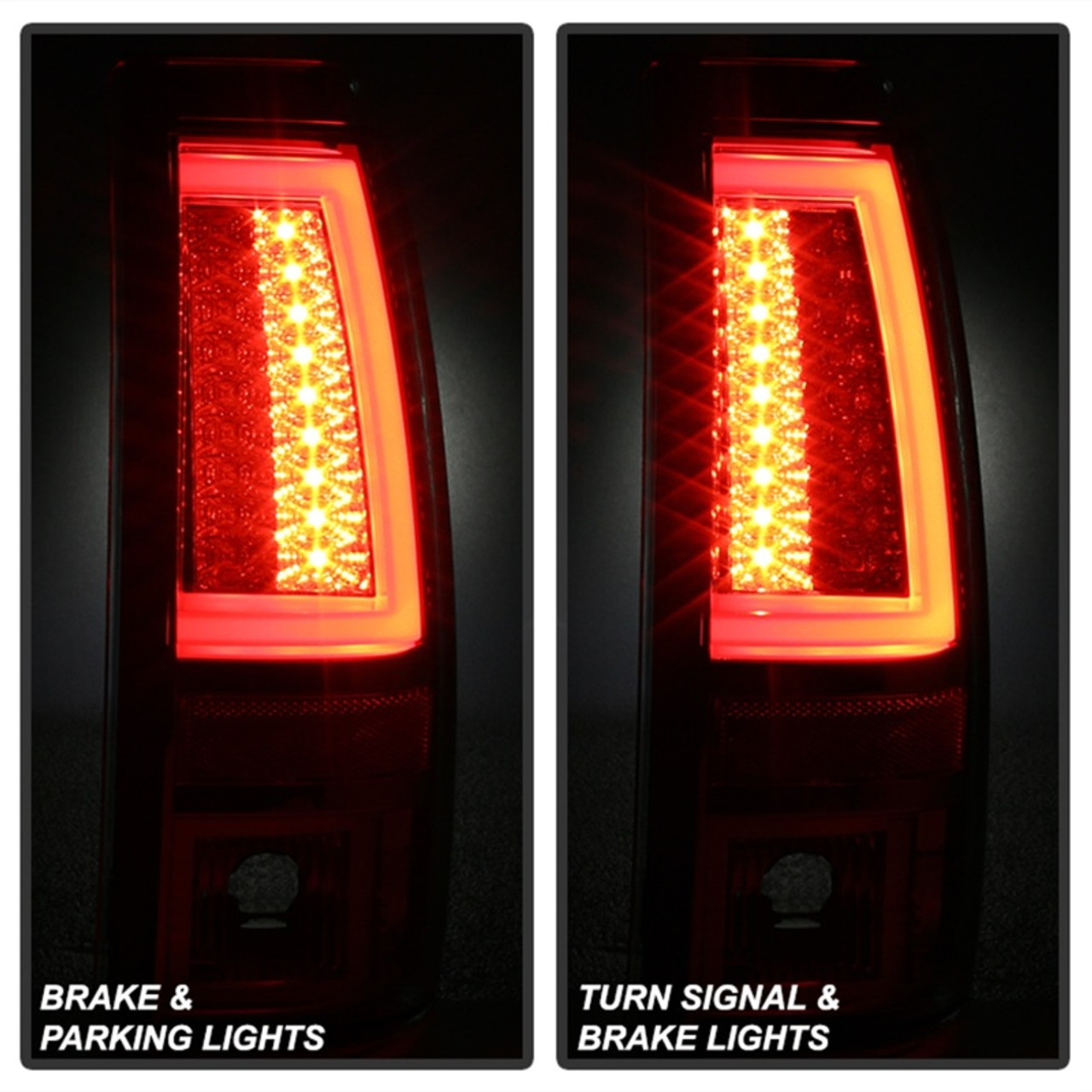 Spyder tail lights silverado deals