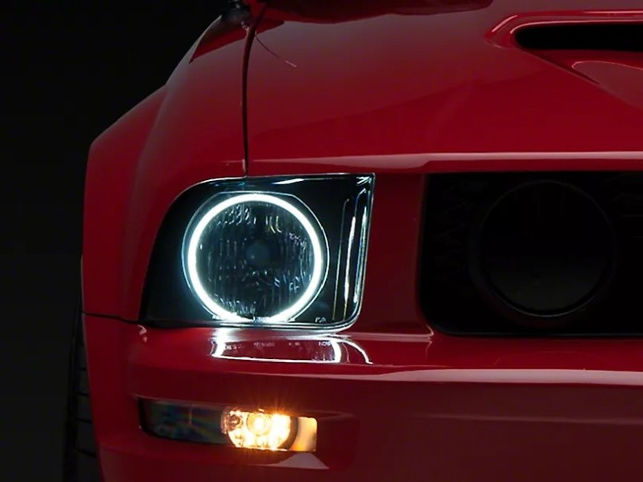 Raxiom 05 09 Ford Mustang GT V6 Axial Series CCFL Halo Projector