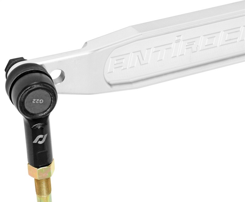 RockJock JK Antirock Sway Bar Kit Front Billet Aluminum Arms Down