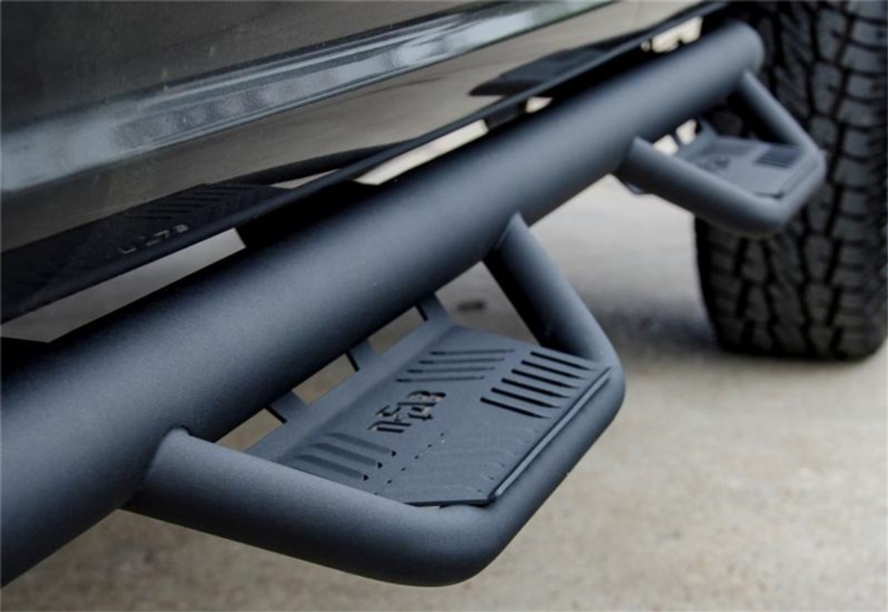 N-Fab Podium LG 09-14 Ford F-150/Raptor/Lobo SuperCrew - Tex. Black - 3in -  Down East Offroad