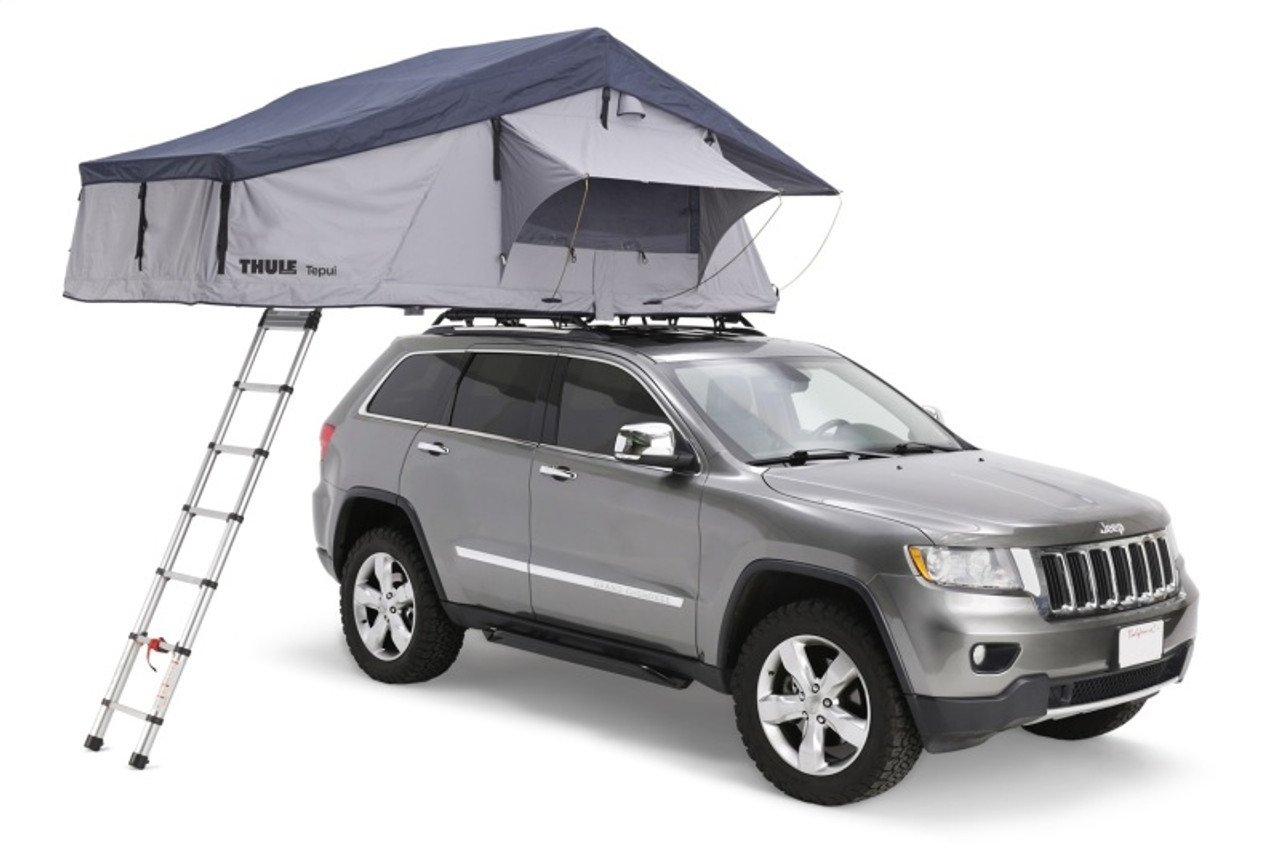 Thule Tepui Ruggedized Autana 3 Soft Shell Tent w Extended Canopy 3 Person Capacity Haze Gray Down East Offroad