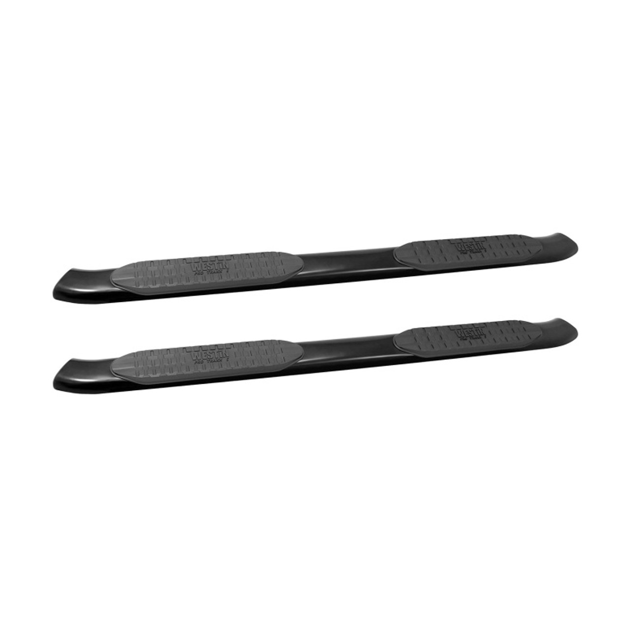 Westin 2014-2018 Chevrolet/GMC Silverado Sierra 1500 Dbl Cab PRO TRAXX 5  Oval Nerf Step Bars - Black - Down East Offroad